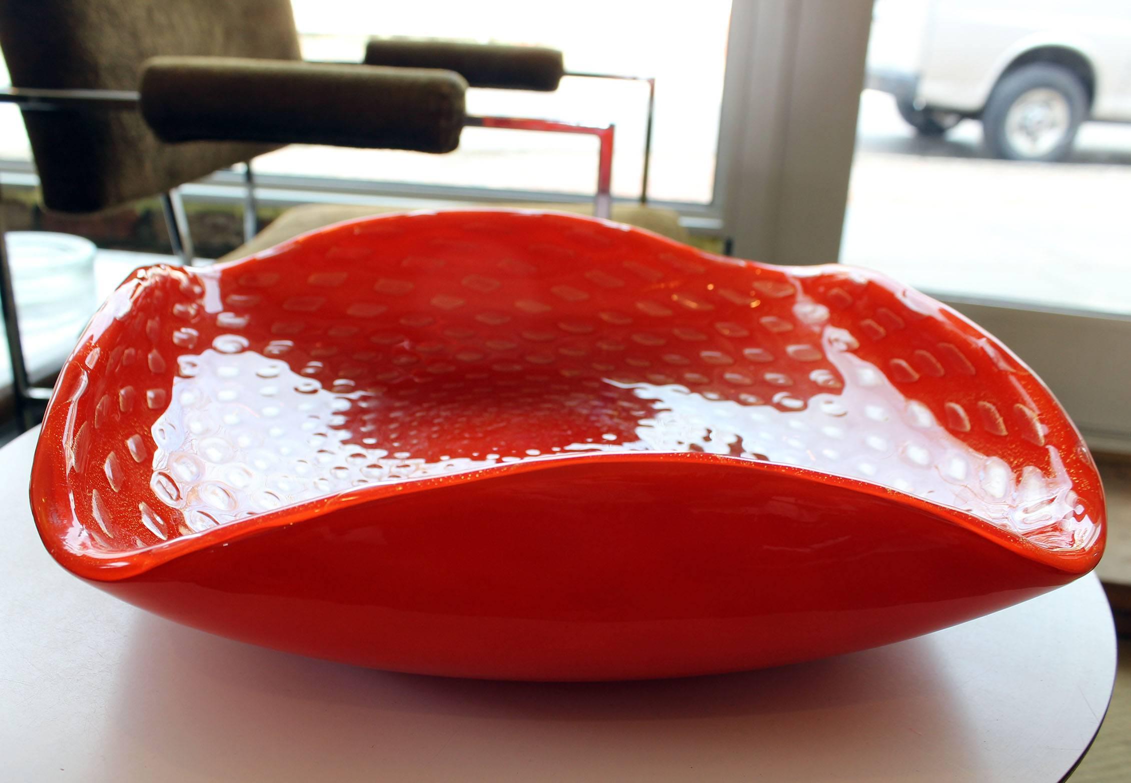 Italian Barovier Murano Glass Bowl