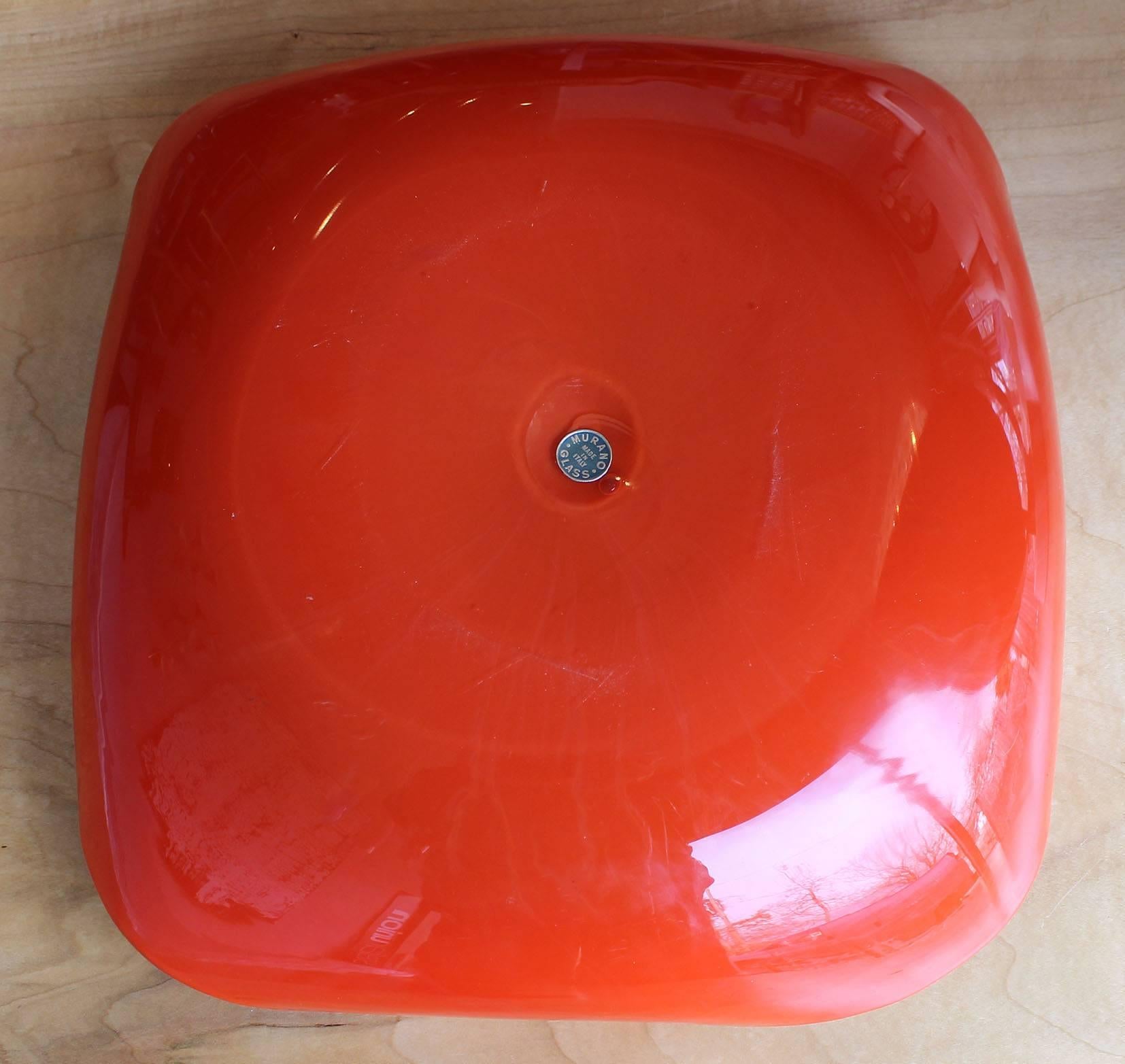 Late 20th Century Barovier Murano Glass Bowl