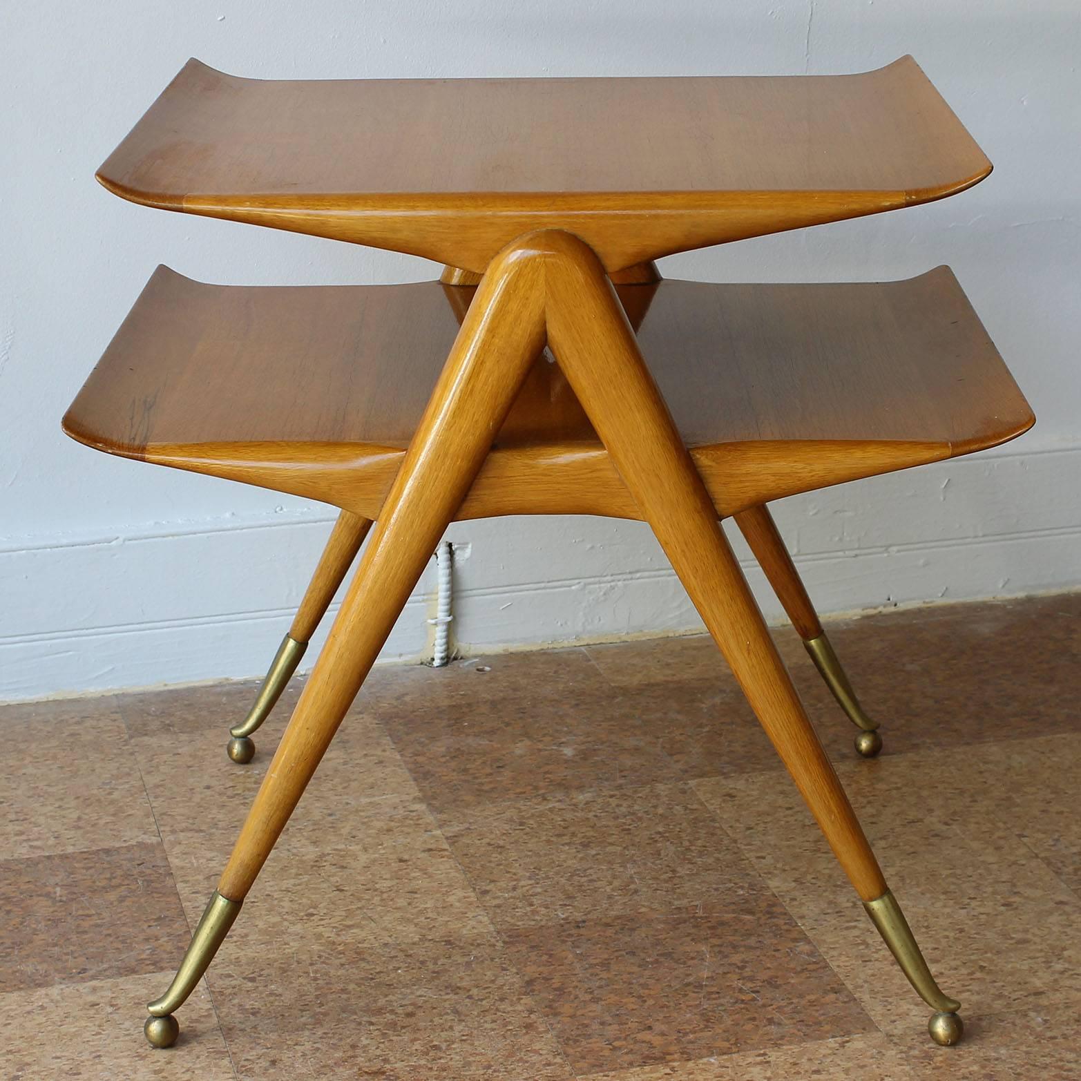 Mid-Century Modern Side Table attributed to Ico and Luisa Parisi, 1952-1954