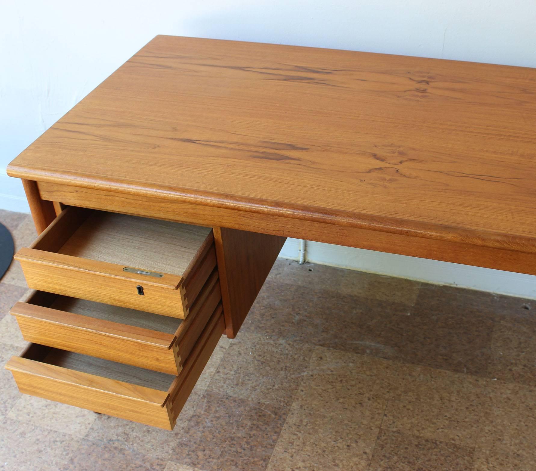 Danish Lovig Slide Top Desk For Sale