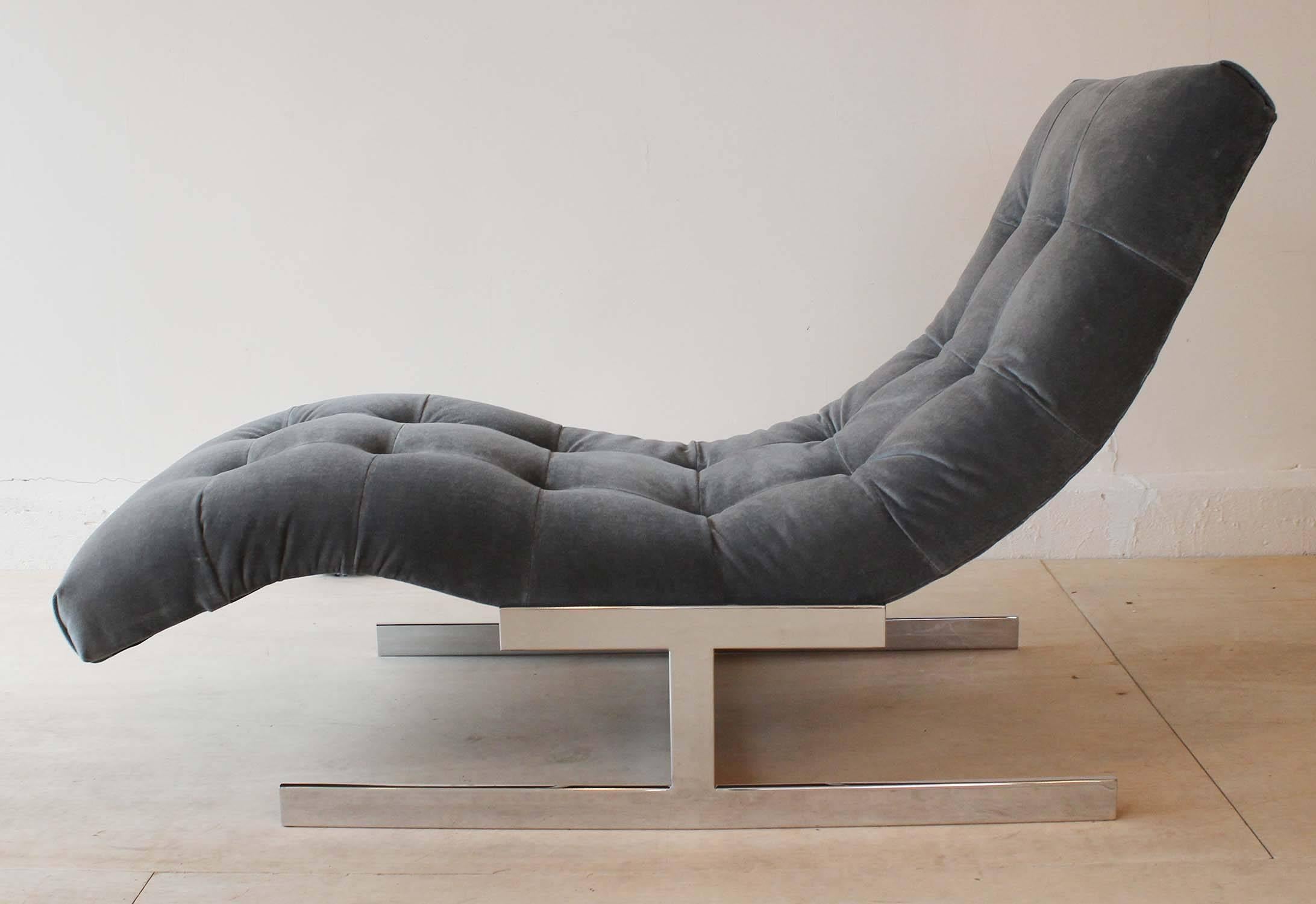 Mid-Century Modern Milo Baughman Chaise Longue
