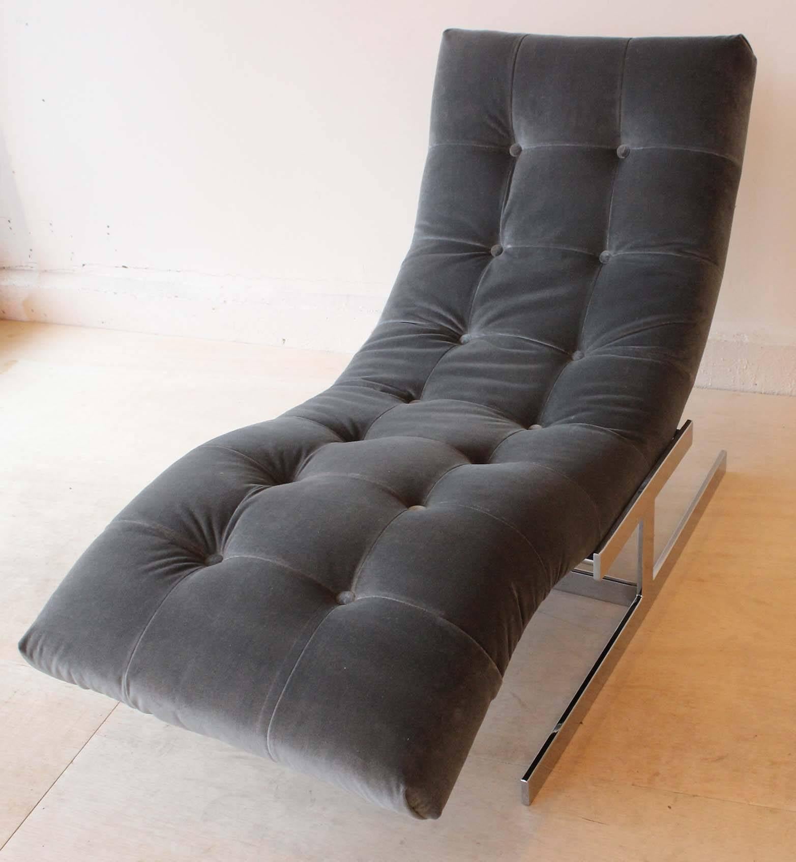 American Milo Baughman Chaise Longue
