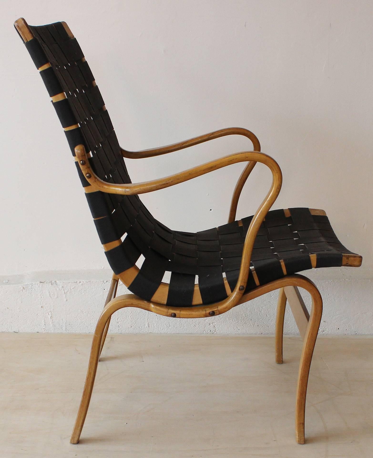 Mid-Century Modern Bruno Mathsson Eva Chair For Sale