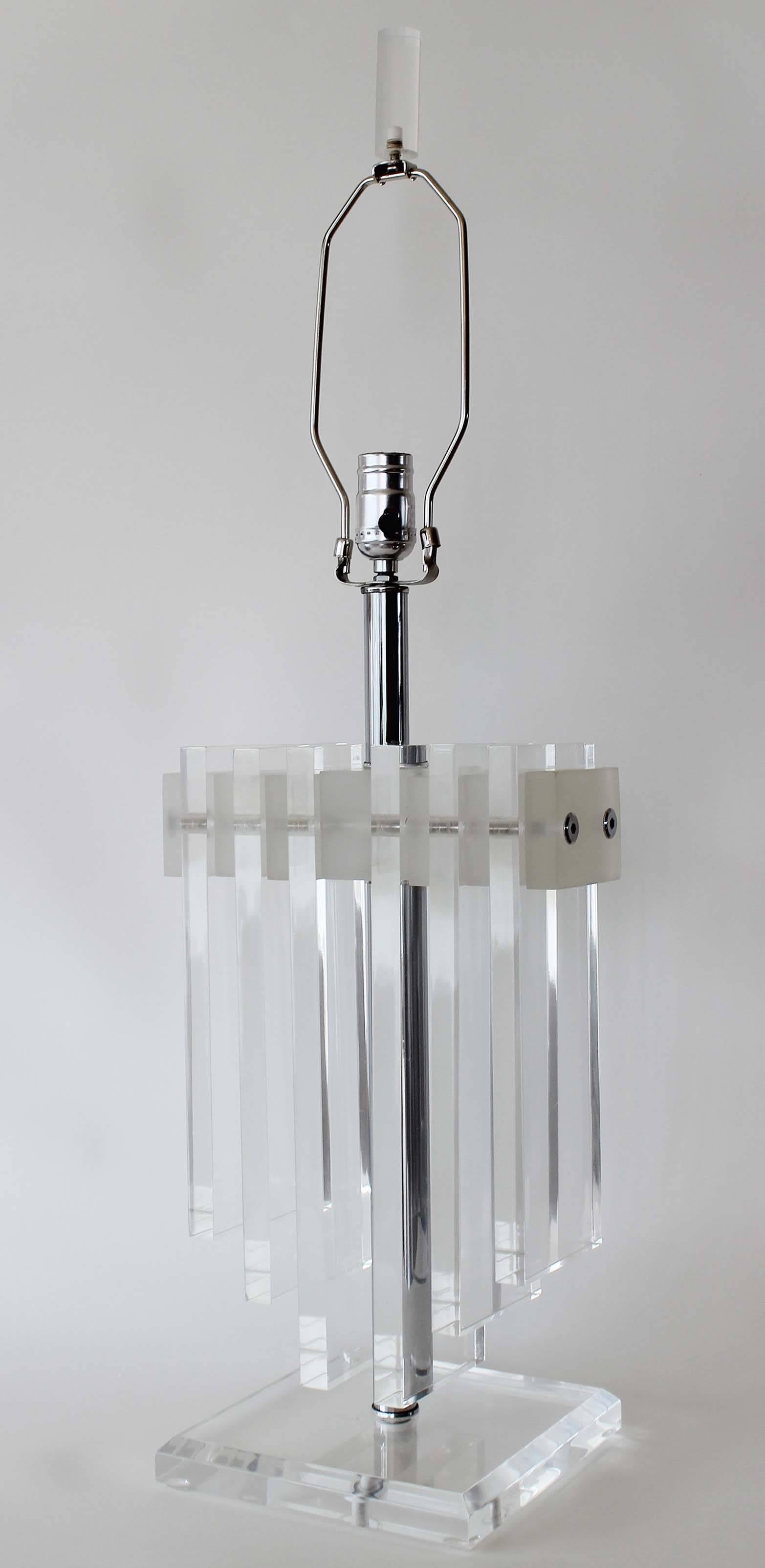 Mid-Century Modern Pair of Charles Hollis Jones Lamps For Sale
