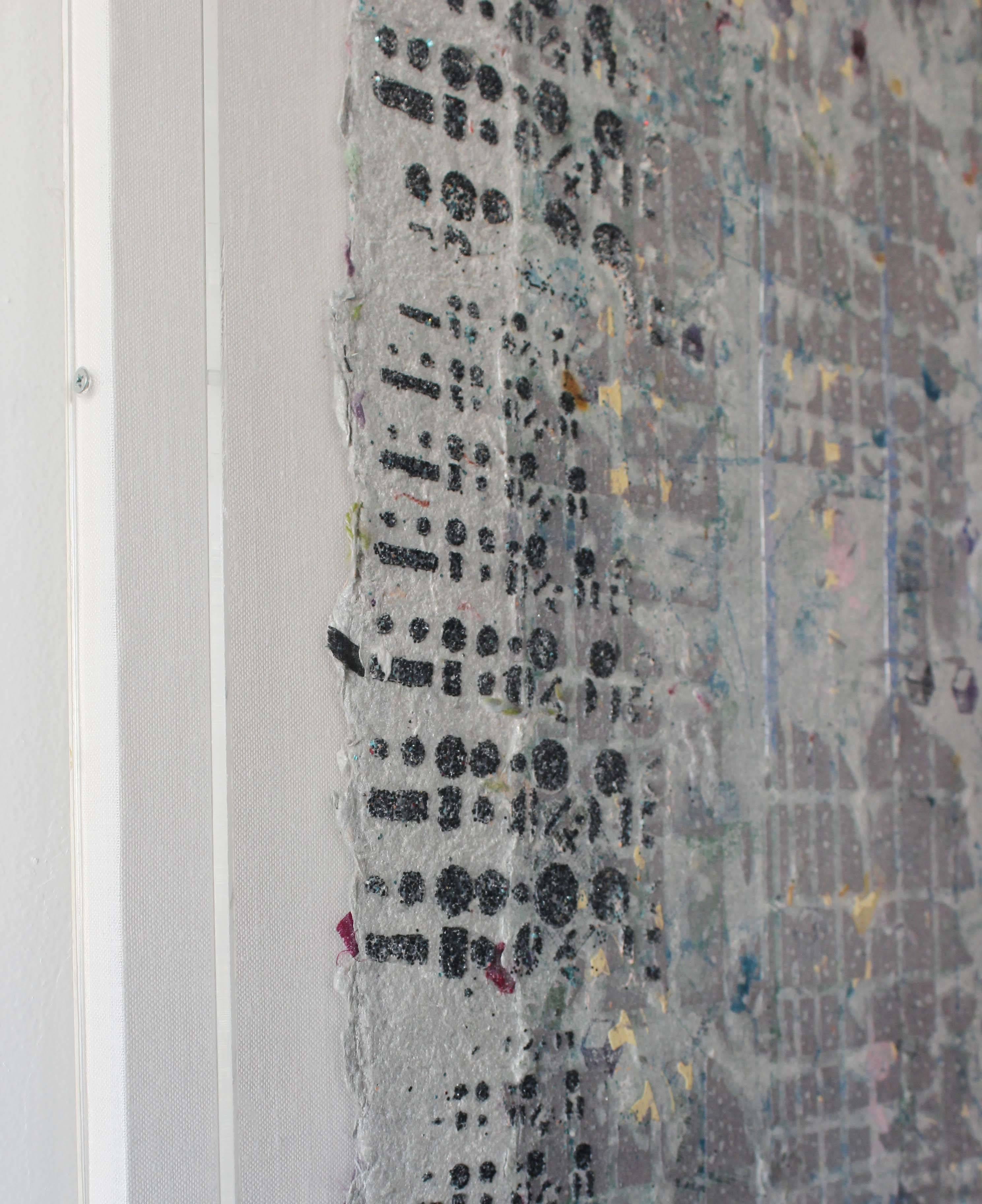 Pat Hammerman Handmade Paper I, Framed For Sale at 1stDibs