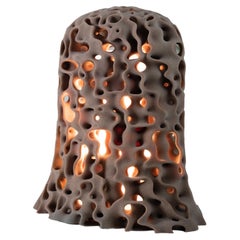 Odyssey Table Lamp, 3D-Printed Sand, Sculptural Organic, Unique Ambient Lighting
