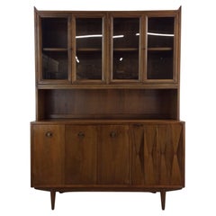 Vintage Mid Century 2pc China Cabinet by Albert Parvin for American of Martinsville