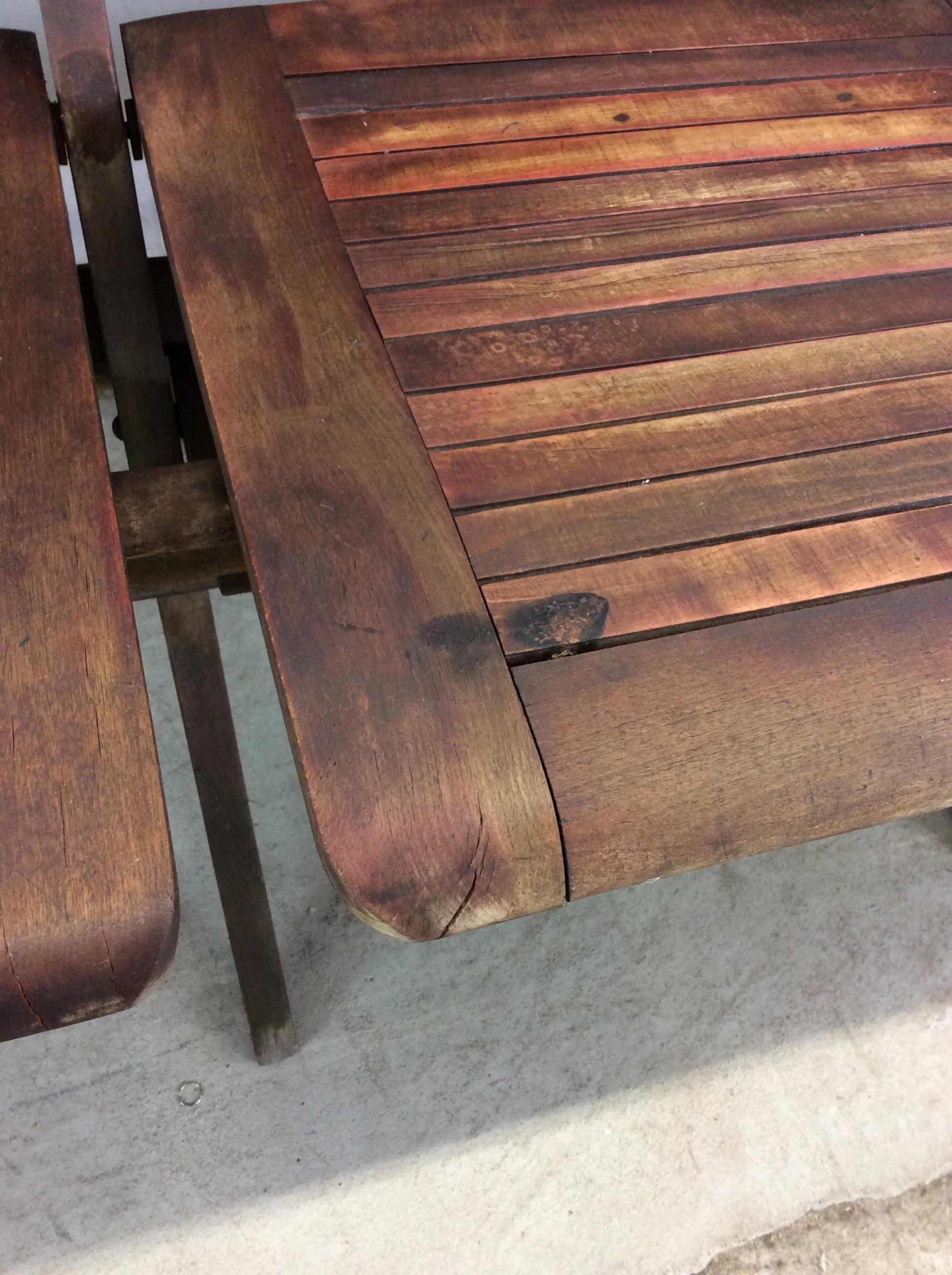 Antique Set of Four Folding Theater Seats For Sale 2