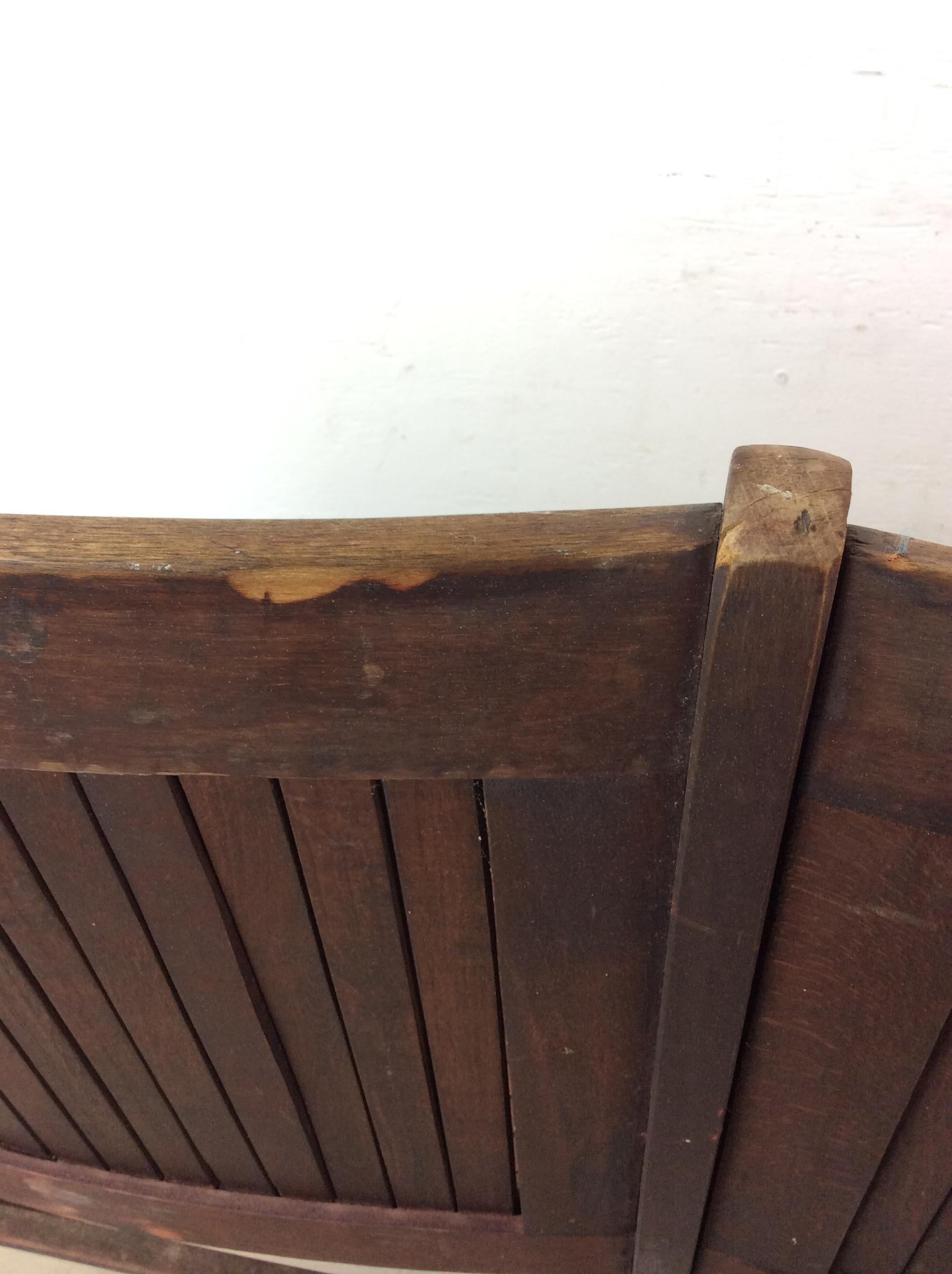 Antique Set of Four Folding Theater Seats For Sale 10
