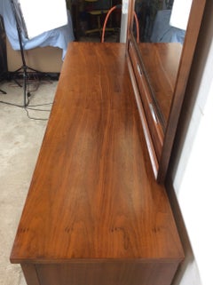 Mid Century Modern Lowboy Dresser with Mirror by Thomas1ville