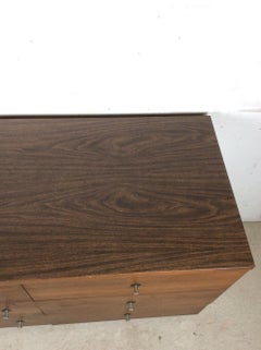 Mid Century Modern Lowboy Dresser with Six Drawers by Stanley Furniture1