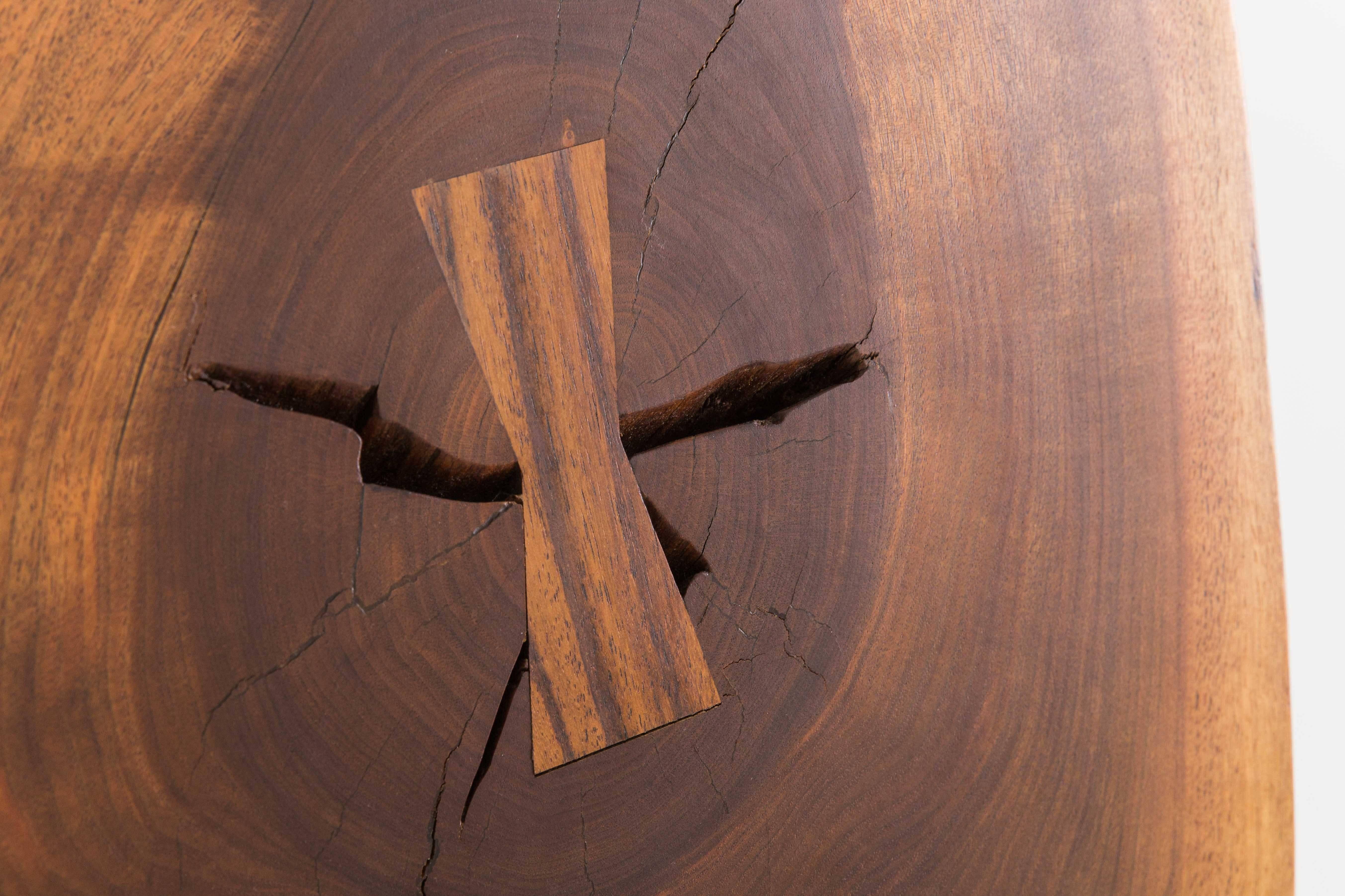Keisho III, Walnut Totemic Sculpture by Mira Nakashima In Excellent Condition In New York, NY