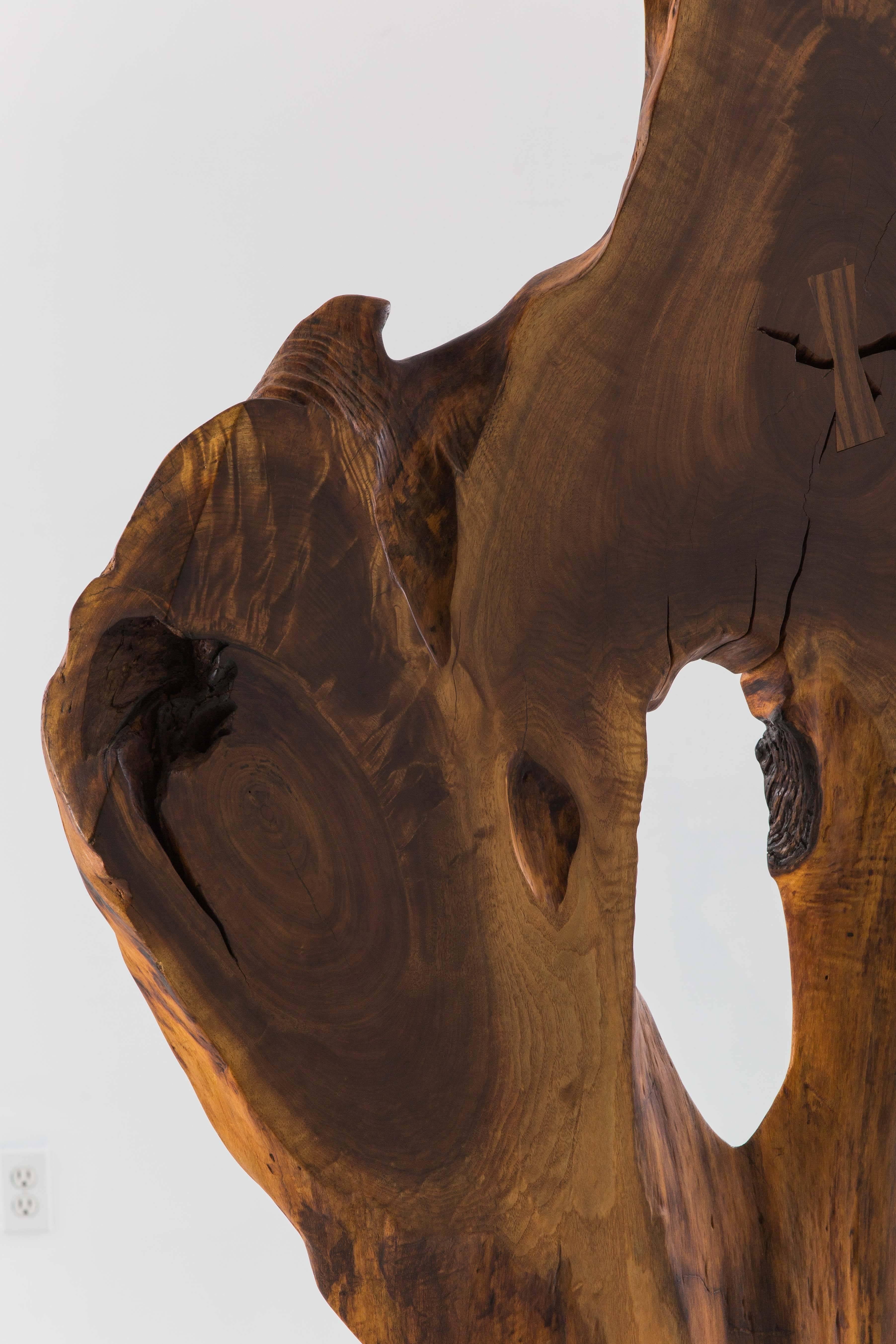 Contemporary Keisho III, Walnut Totemic Sculpture by Mira Nakashima