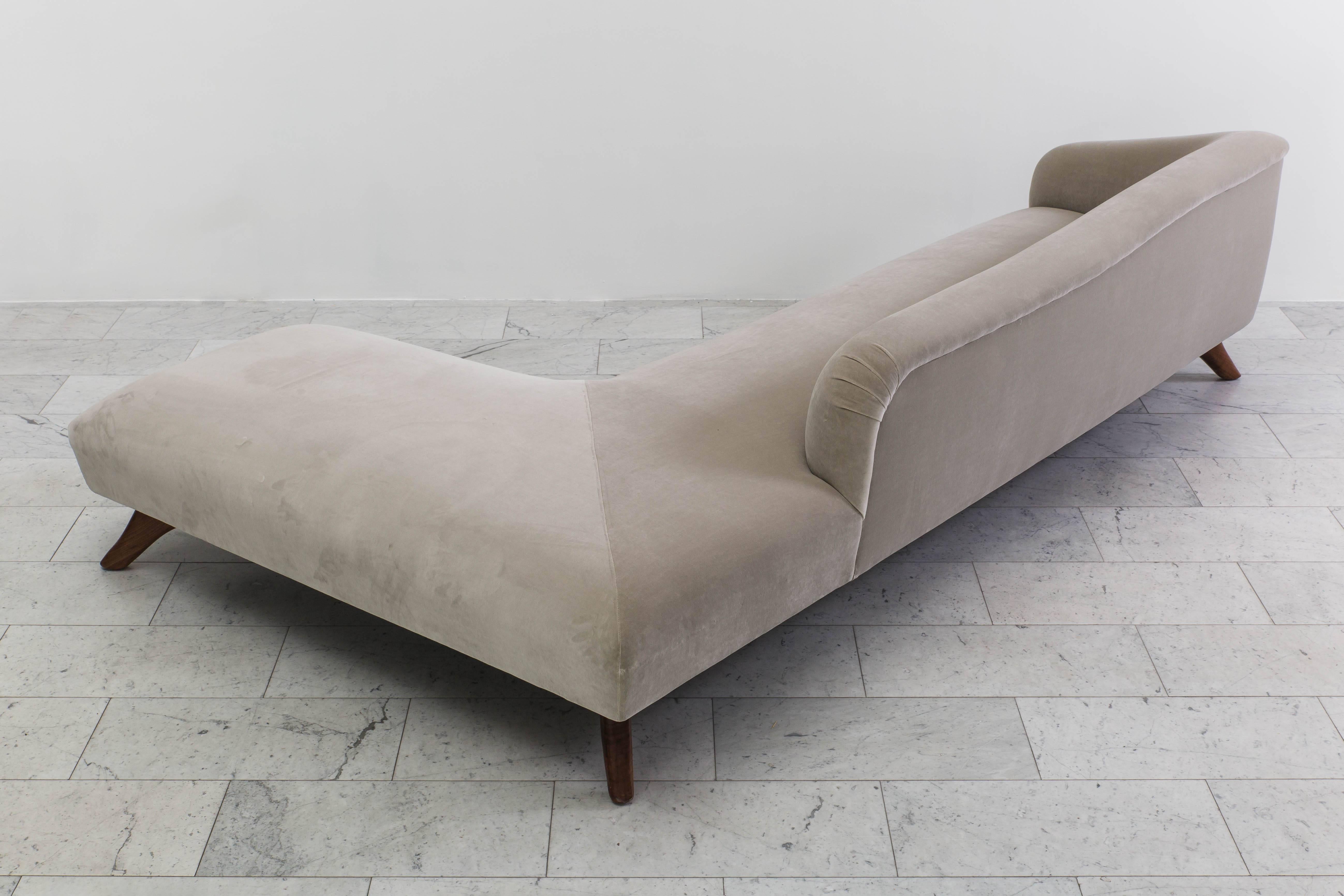 sleek l shaped sofa