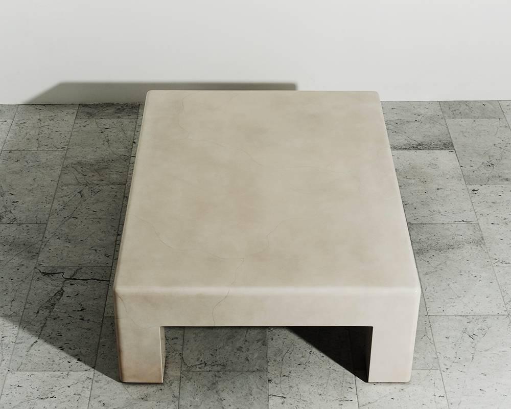 Karl Springer, Lacquered Goatskin Low Table, USA, circa 1980 1