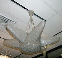 "Noisetier" Art Deco Chandelier by Rene Lalique "Noisetier"
