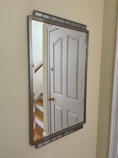 Art Deco Mirror with R. Lalique Glass