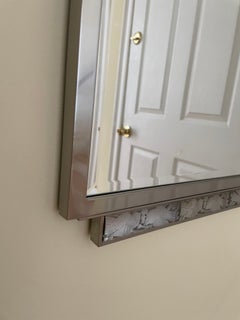 Art Deco Mirror with R. Lalique Glass