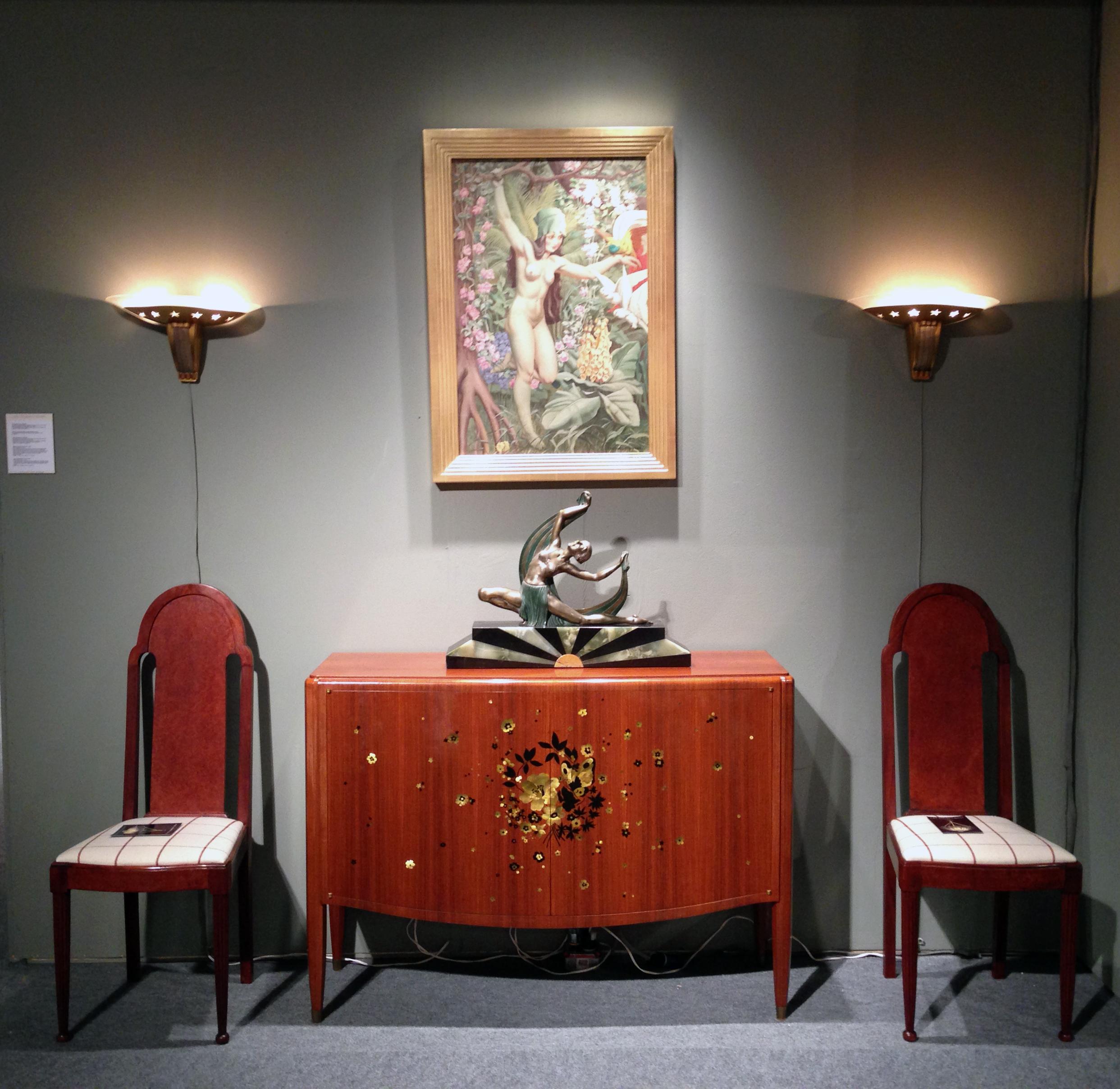 Fine Art Deco Sideboard by Jules Leleu For Sale 2