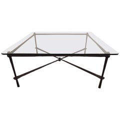 Wrought Iron Coffee Table by Jagr Design, Made in the USA
