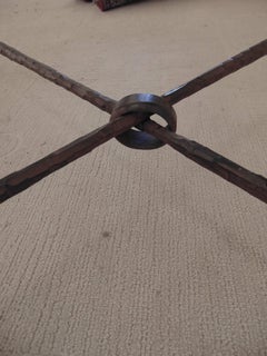 Wrought Iron Coffee Table by Jagr Design, Made in the USA