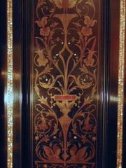 French Empire Period Armoire with Abalone and Brass Inlays