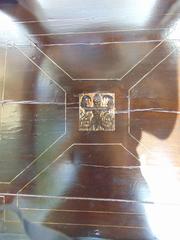 Pair of Unique Grand Tour Entry Hall Chairs with Bone Inlay