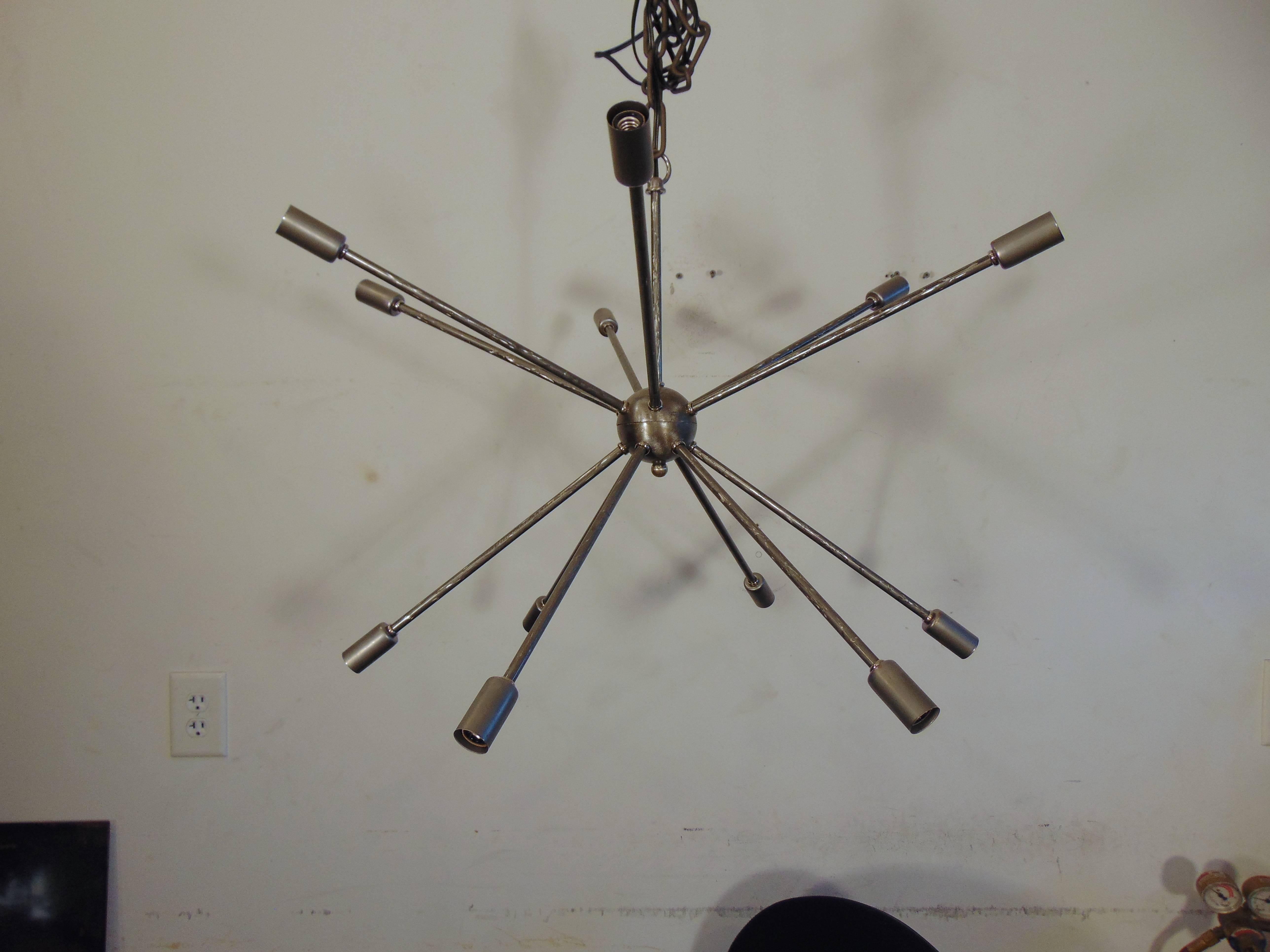 Contemporary  Etoile, Chandelier Custom Sputnik Style - made in the The USA, by Lou Blass  For Sale