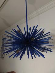 Custom Supernova Chandelier, Made in America by Lou Blass