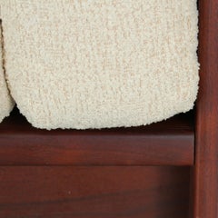 Afra & Tobia Scarpa Off-White Boucle Bastiano Three Seater Sofa for Gavina, 1966