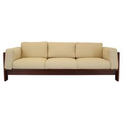 Afra & Tobia Scarpa Off-White Boucle Bastiano Three Seater Sofa for Gavina, 1966