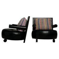 Antonio Citterio Baisity Lounge Chairs for B&B Italia, Set of 2, 1986