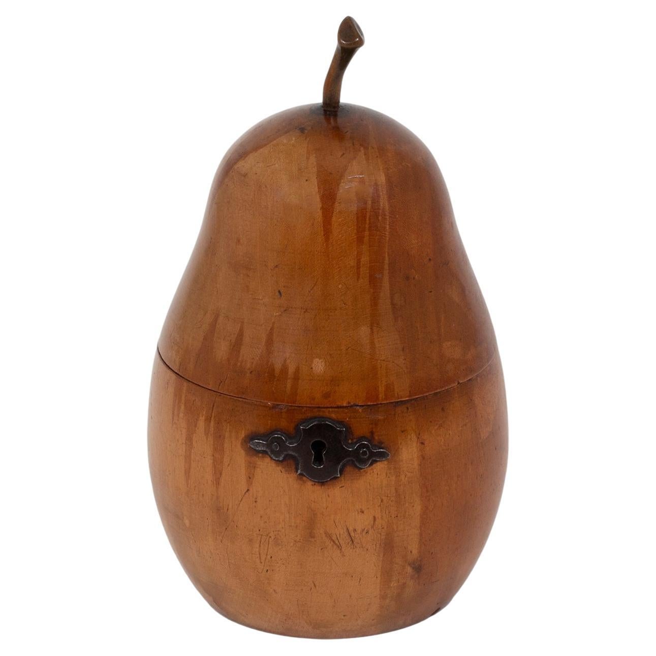 Antico porta tè Continental Novelty Pear Fruit in vendita