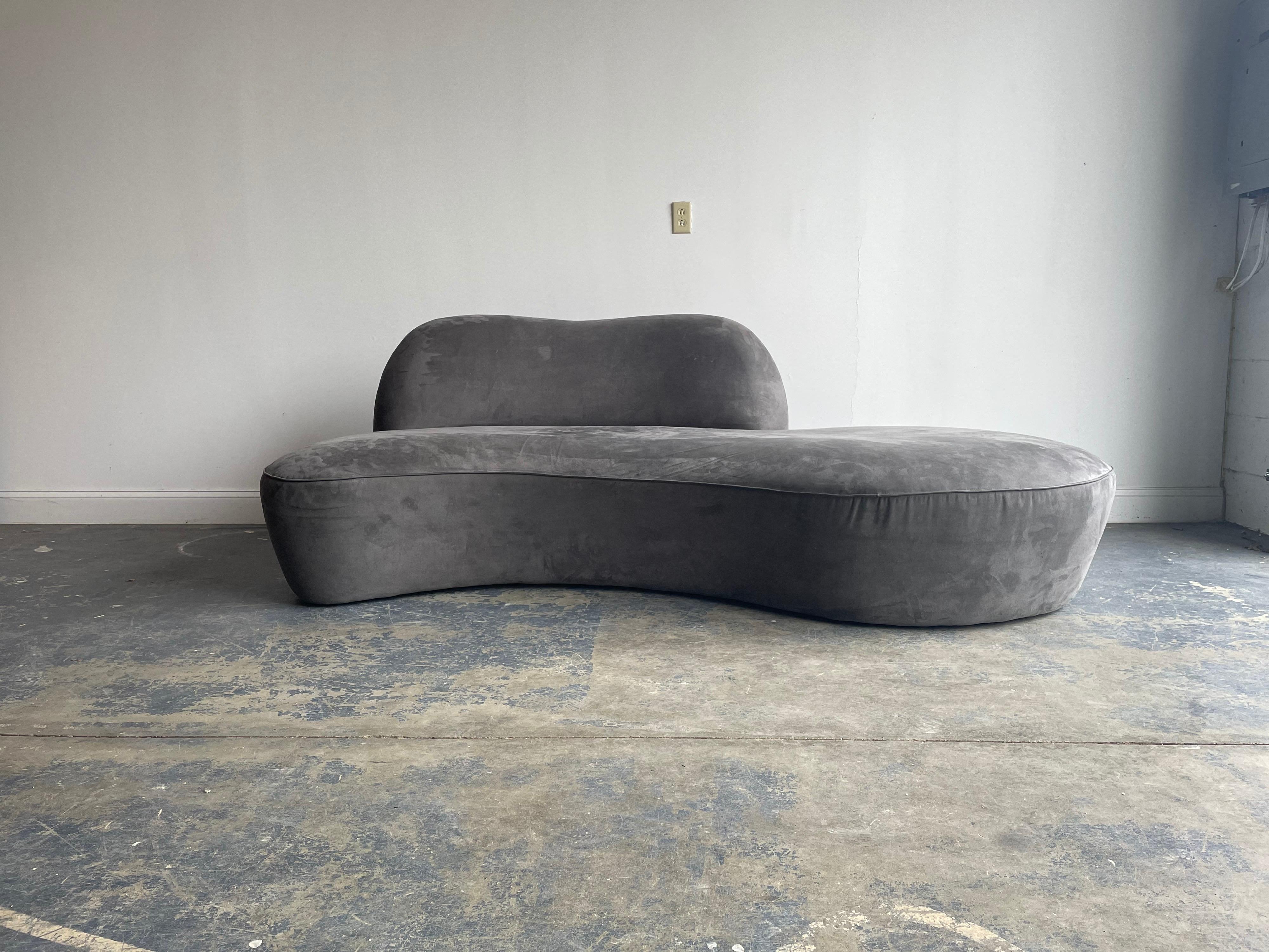 organic shaped couch