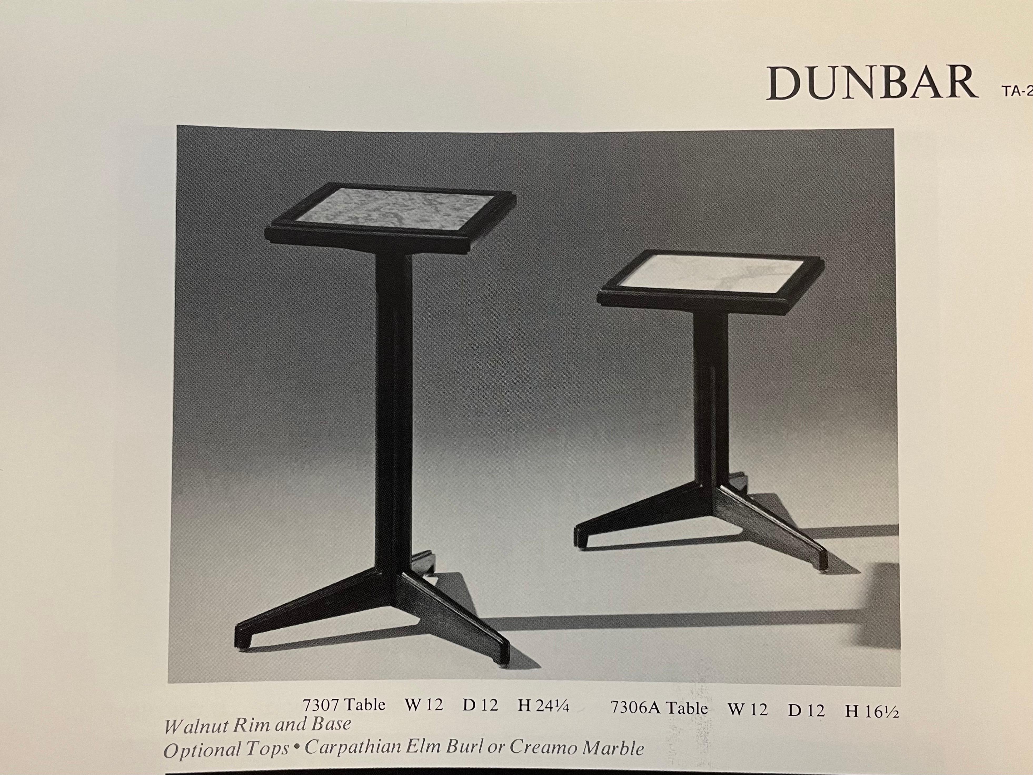 Rare table à boissons Janus avec plateau en broussin par Edward Wormley pour Dunbar en vente 5