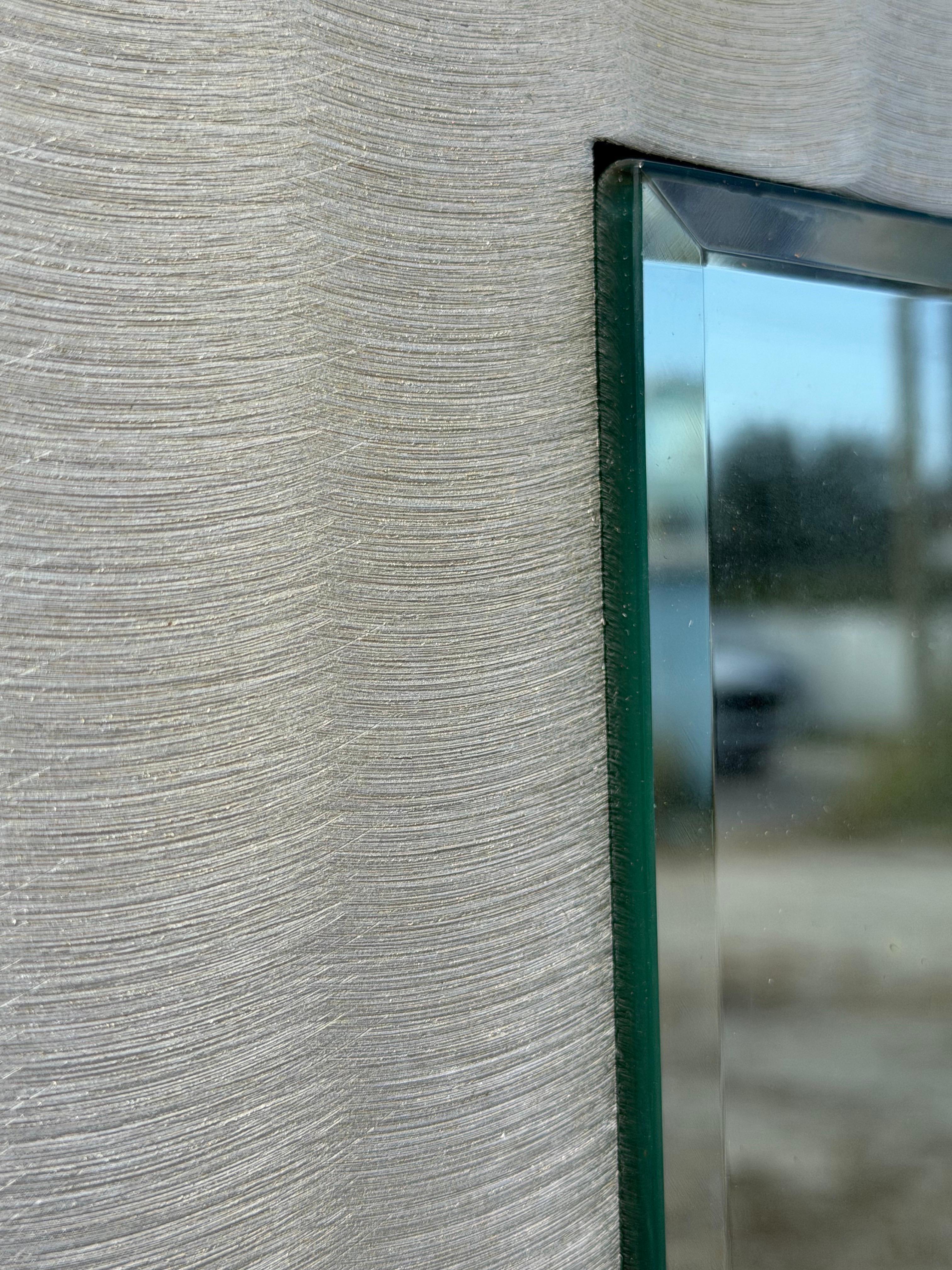 Uno specchio in alluminio acidato di Lorenzo Burchiellaro in vendita 3