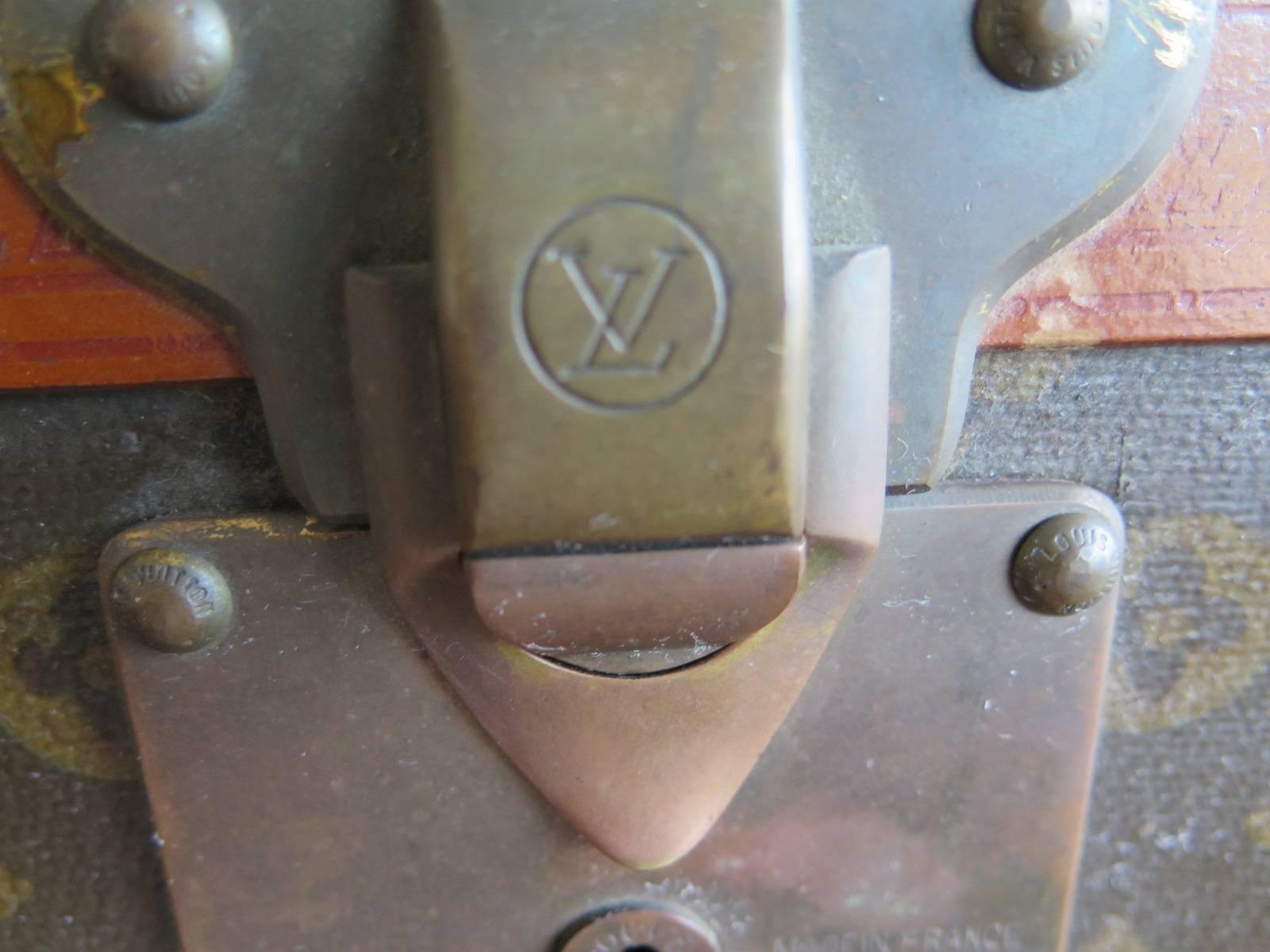 Modern Rare Louis Vuitton Monogram Travel Case, 1940s, Vichy, France