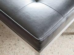 Florence Knoll Stainless Steel Bench Long