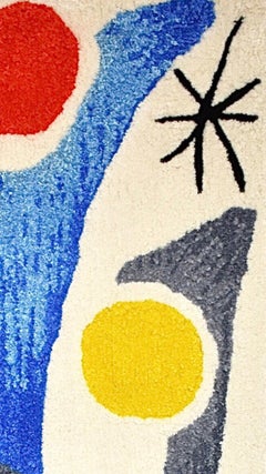 SALE  Rya Insp Calder Miro Matisse Modern Art Wall Hanging Tapestry