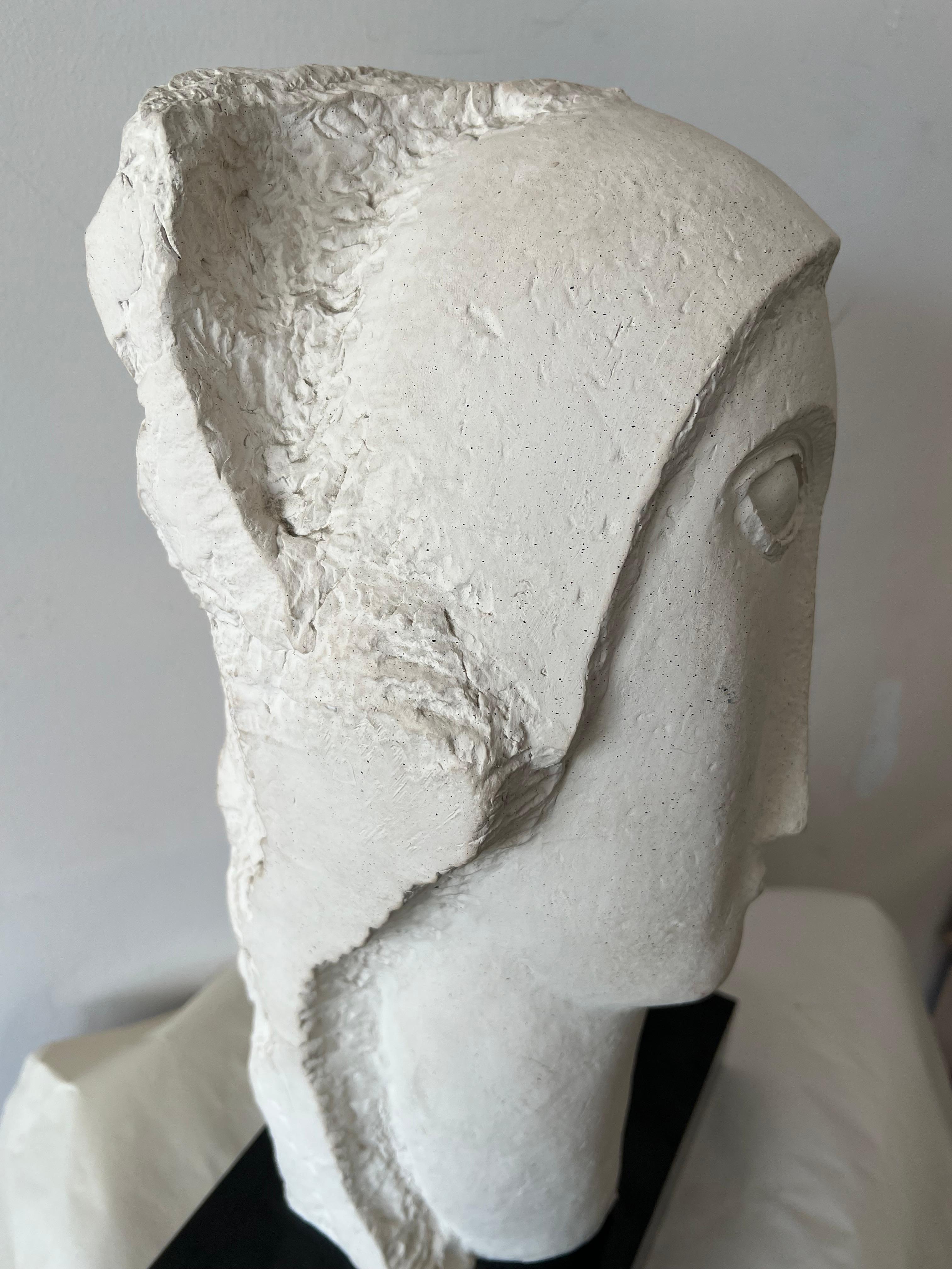 Fine XX secolo Scultura in stile Modigliani del 1985 circa Tete in vendita