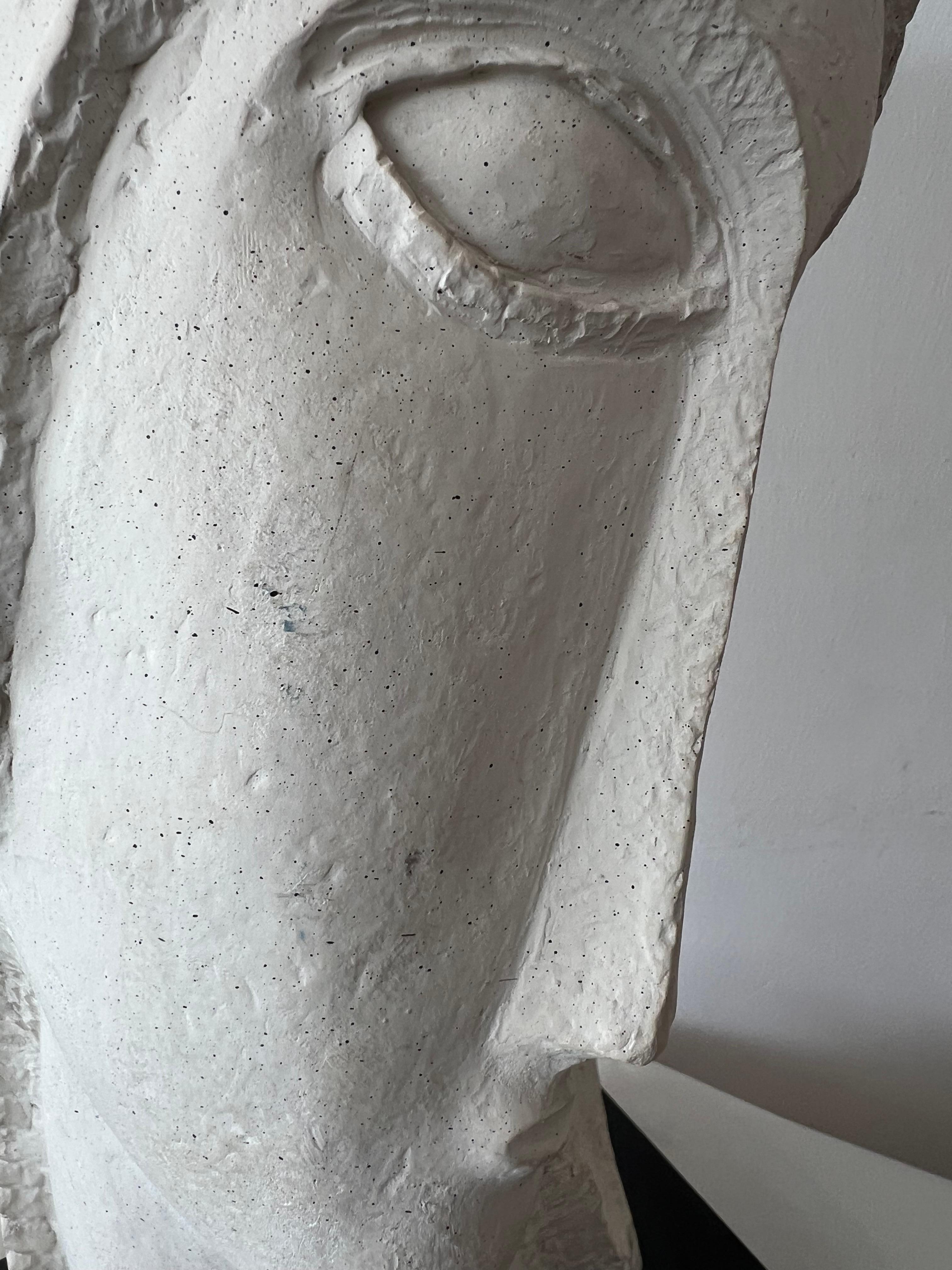 Scultura in stile Modigliani del 1985 circa Tete in vendita 1