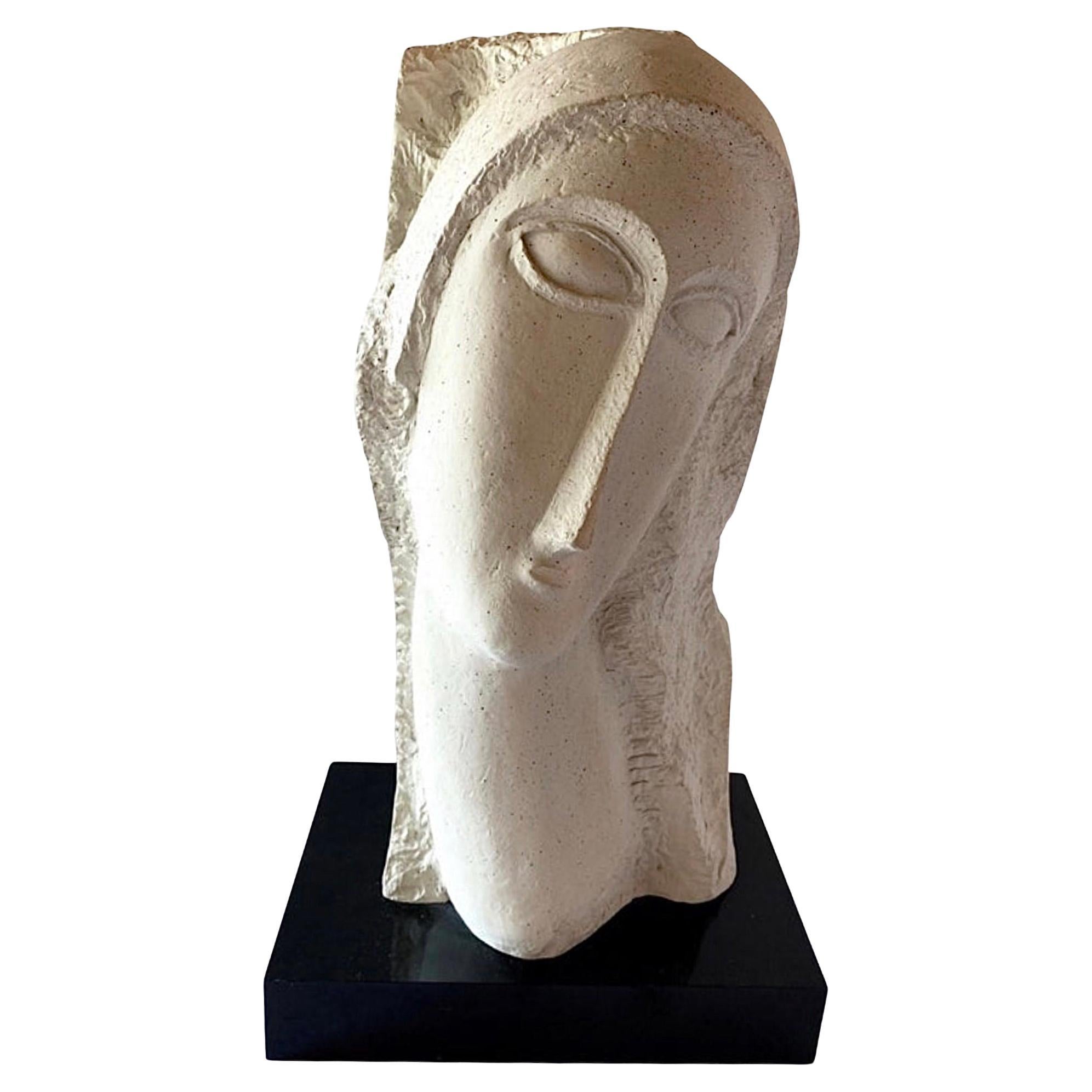Skulptur im Modigliani-Stil ca' 1985 Tete