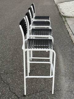 Insoliti sgabelli da bar di David Rowland, Thonet, anni '70 circa, Mid Century Sof-Tech Patio