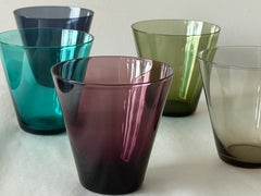 Kaj Franck MCM Nuutajarvi Glass Set Of 5 Pcs Finland Vintage!