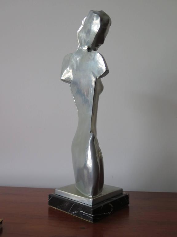 American Stylized Art Deco Statue For Sale