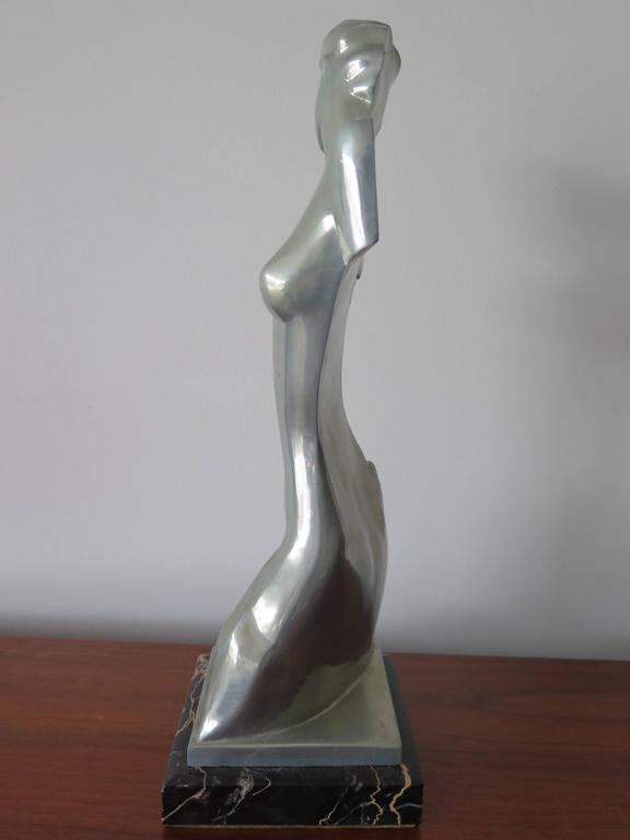 Mid-20th Century Stylized Art Deco Statue For Sale