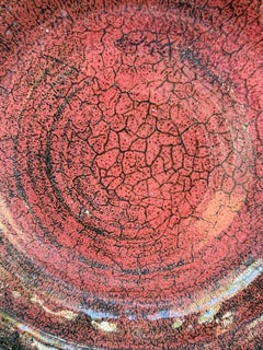 Charlie Parker Organic Burgundy Glazed Ceramic Charger