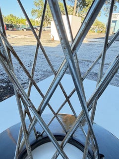 1950s Isamu Noguchi for Knoll Cyclone Dining Table with 48" White Laminate Top