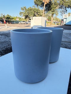 Pair Of Gainey Ceramics Pots La Verne California Mid Century