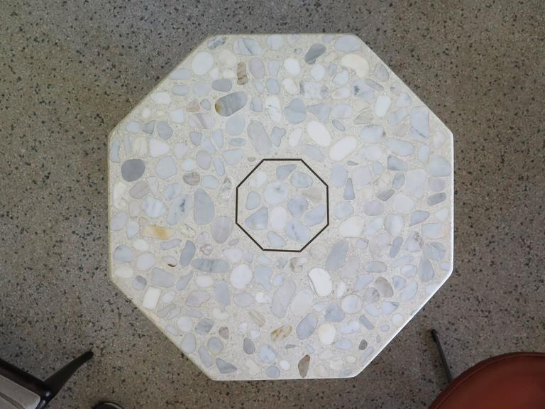 Harvey Probber Occasional Table with Terrazzo Top For Sale 3